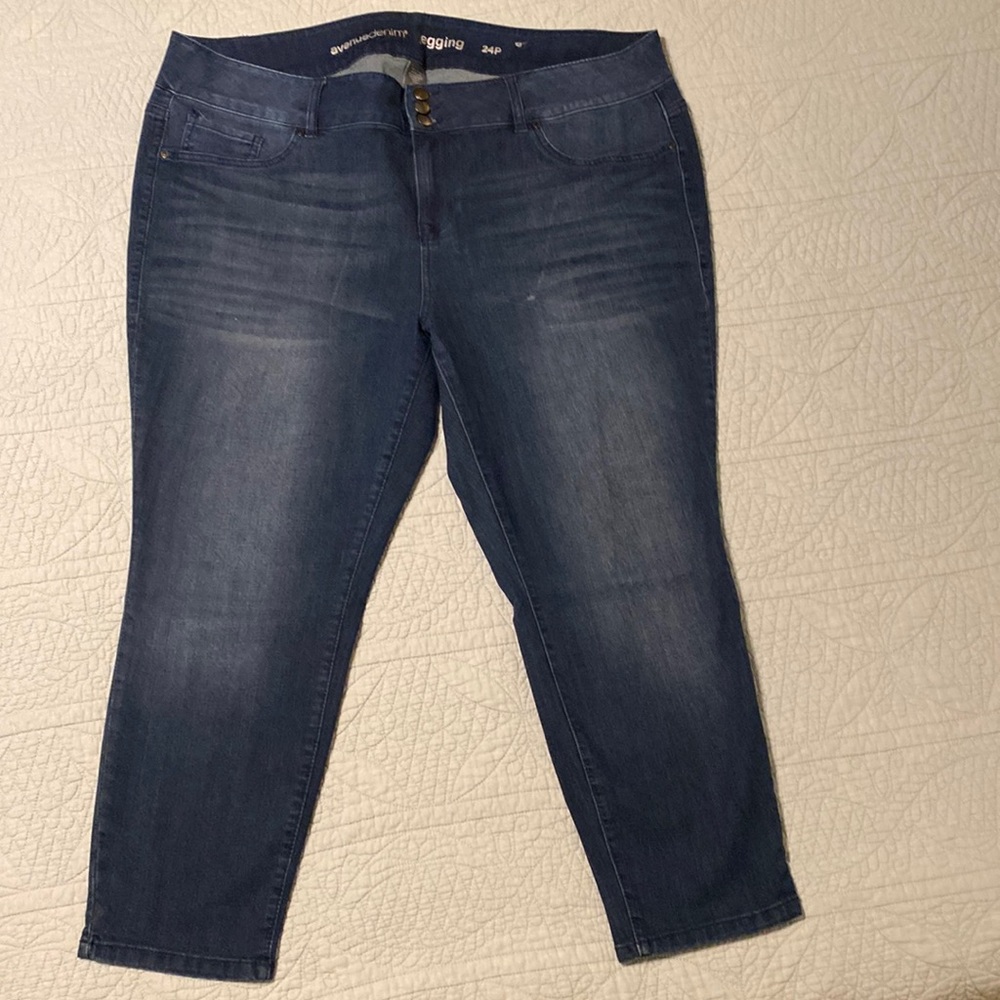 Avenue Denim Jeggings 24P - blue